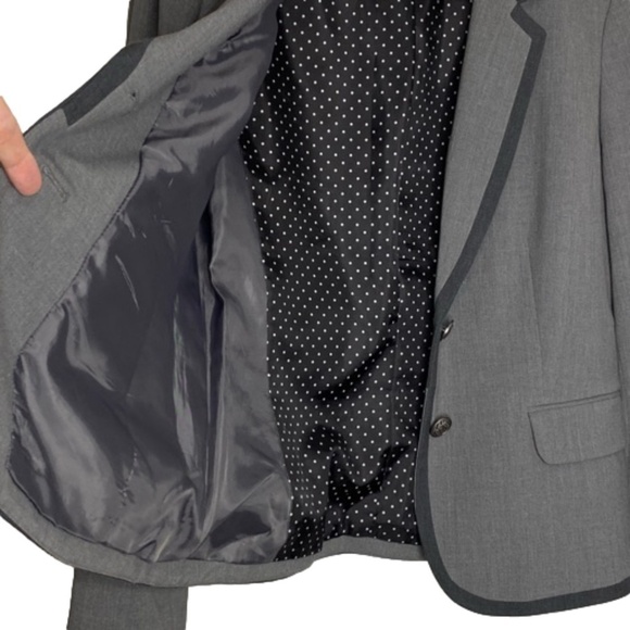 NINE WEST Suit Separates 2 Button Dark Academia Blazer Office Siren Preppy 10 - Picture 10 of 13